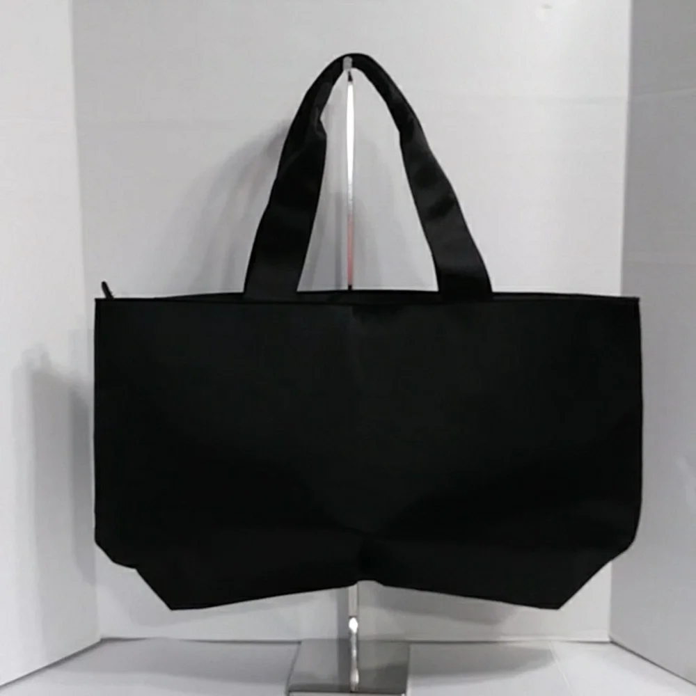Victoria's Secret Black Tote With Sparkling Silver Design *NWT* - Picture 3 of 7